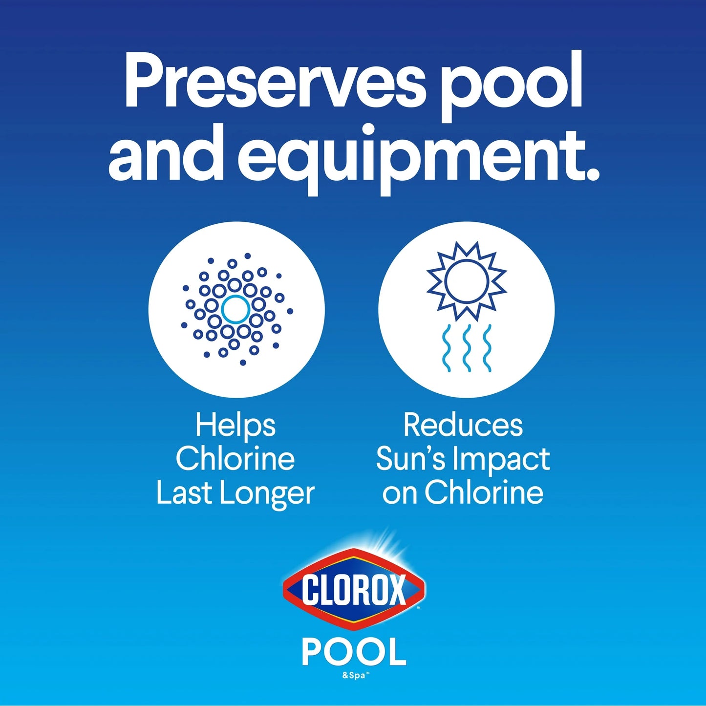 Clorox Pool&Spa Estabilizador de Cloro para Piscina, 4 lbs (para Uso en Piscina)