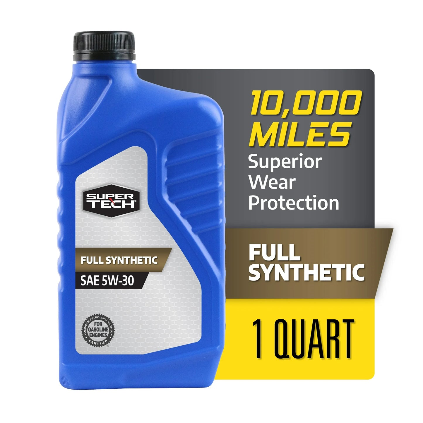 Super Tech Aceite de Motor SAE 5W-30, 1 Cuarto de Galón