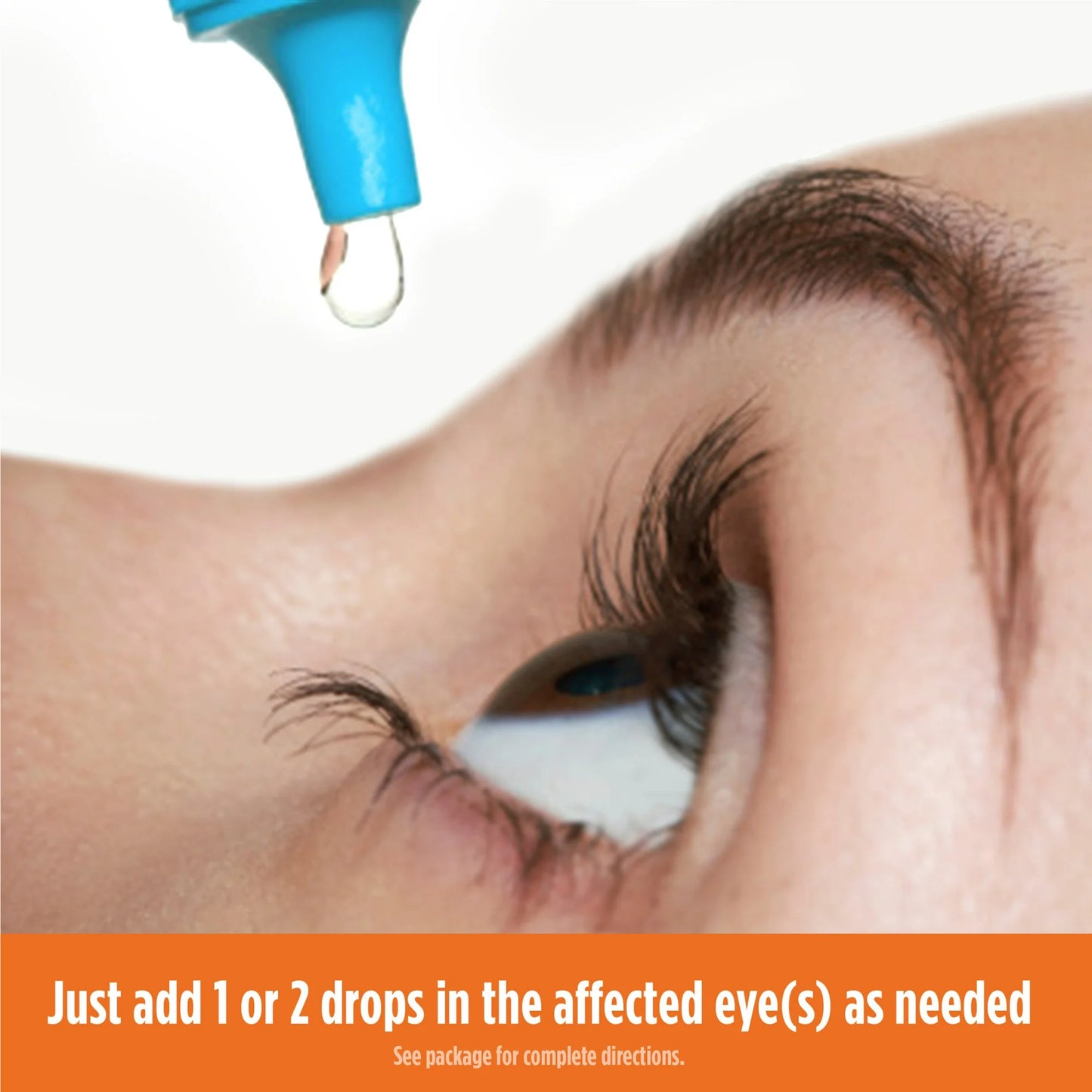 Blink Gotas para los Ojos de Triple Cuidado, Gotas para los Ojos Lubricantes, Síntomas de Ojo Seco Moderado-severo, 0.34 Fl Oz