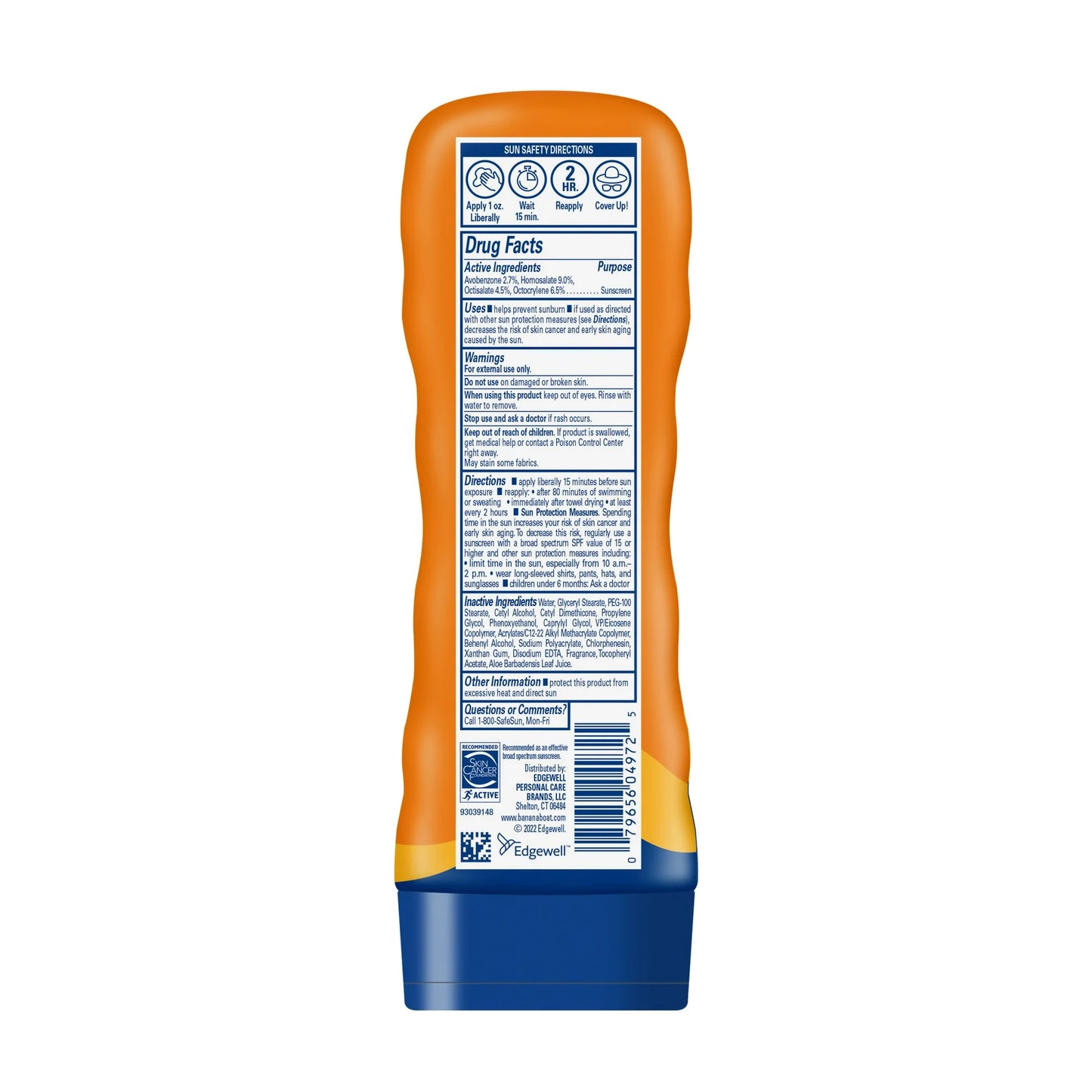 Banana Boat Loción Deportiva Ultra Protectora Solar SPF 50, 8 fl oz