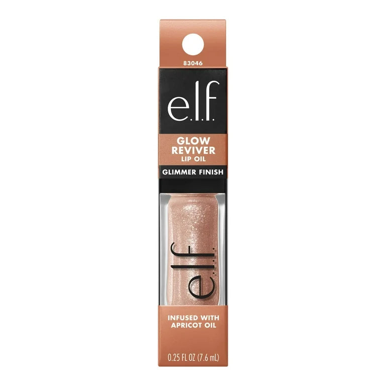 e.l.f Glow Reviver Lip Oil Glimmer - Bola de Cristal - 0.25 fl oz