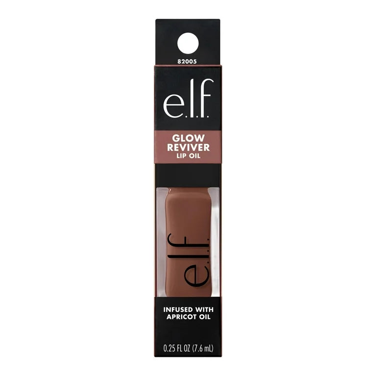 e.l.f Glow Reviver Lip Oil Miel Habla, 0,25 fl. Onz.