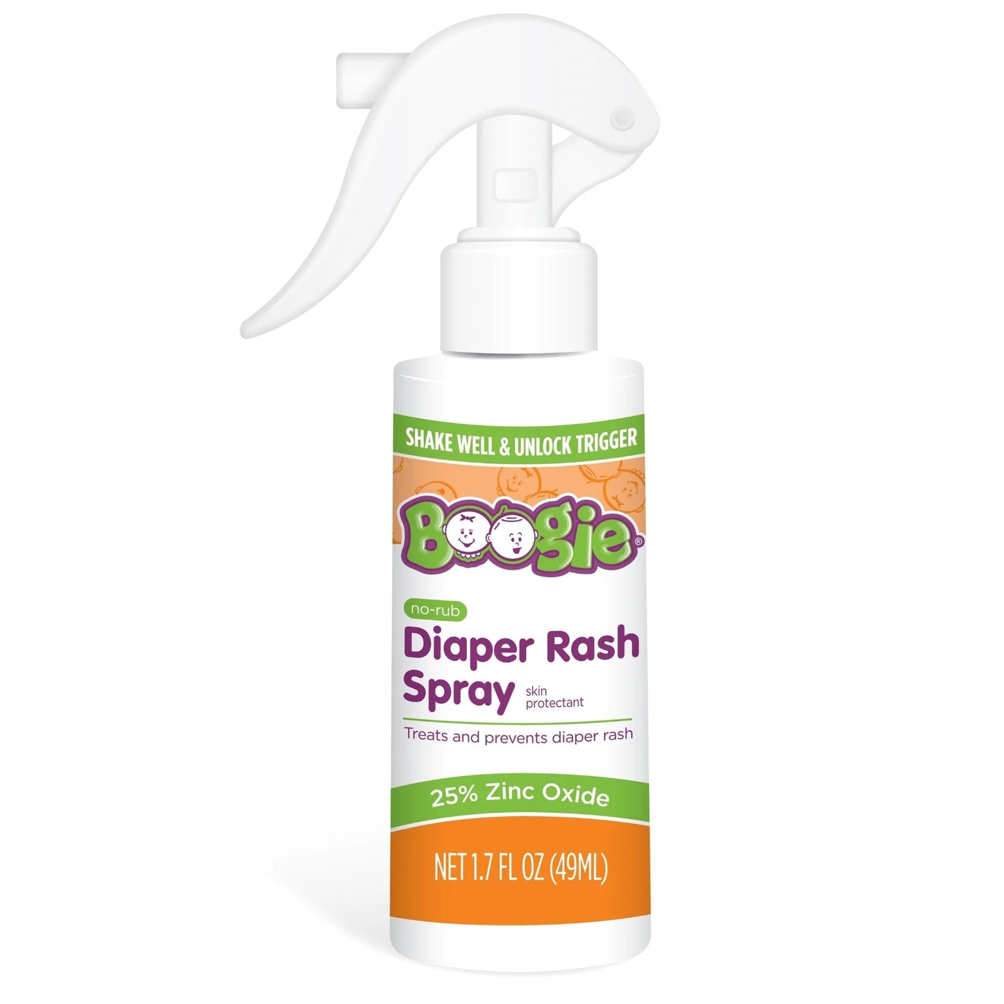 Boogie Aerosol Líquido para Pañales sin Frotar con Xido de Zinc, 1.7 fl oz