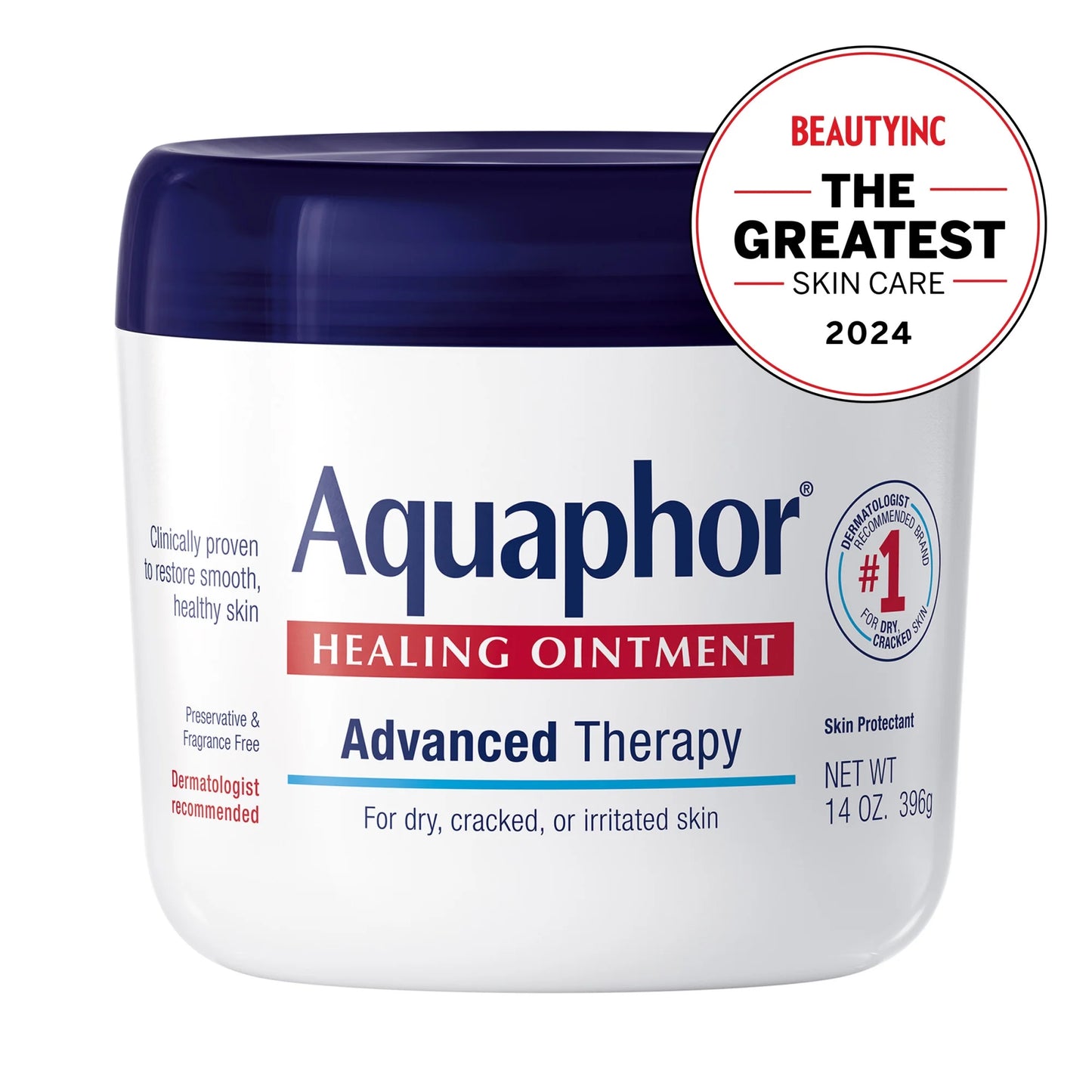 Aquaphor Healing Advanced Therapy para piel seca, agrietada o irritada, 14 oz