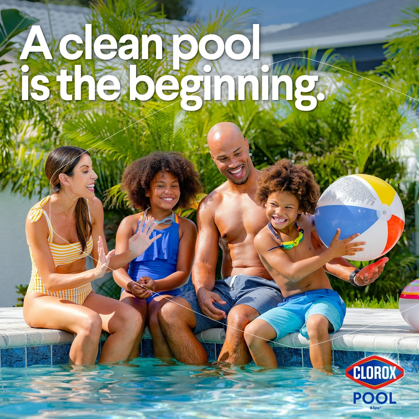 Clorox Pool&Spa Estabilizador de Cloro para Piscina, 4 lbs (para Uso en Piscina)