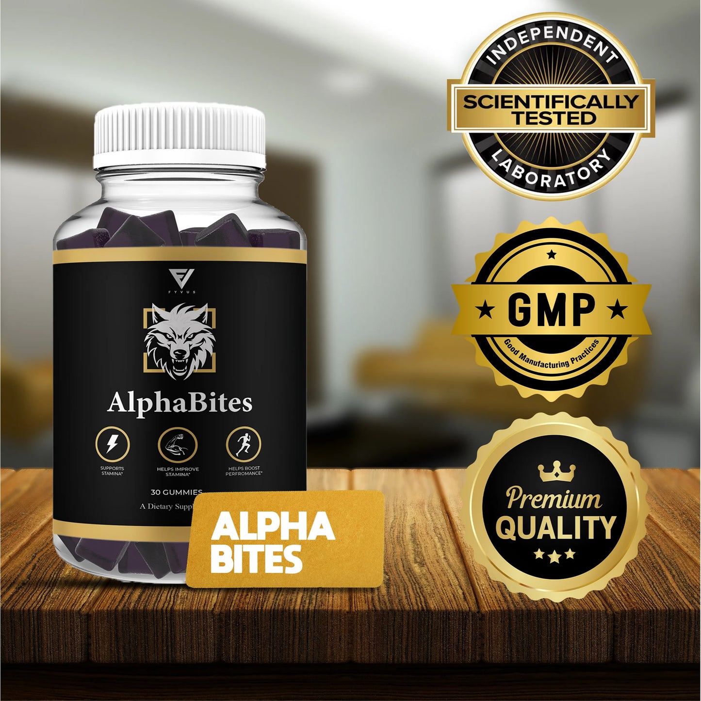 Alpha Bites Max Gomitas Suplemento Max AlphaBites (Suministro para 1 Mes) (Aún no hay calificaciones)