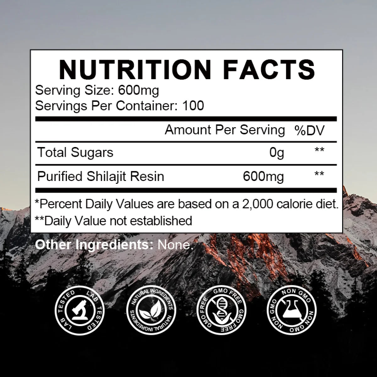 Suplemento de Shilajit Beau de 600 Mg - Resina de Shilajit Orgánica Himalaya Natural con Máxima Potencia - Apoyo para la Concentración y la Energía, la Inmunidad - 60 G (2,1 oz)