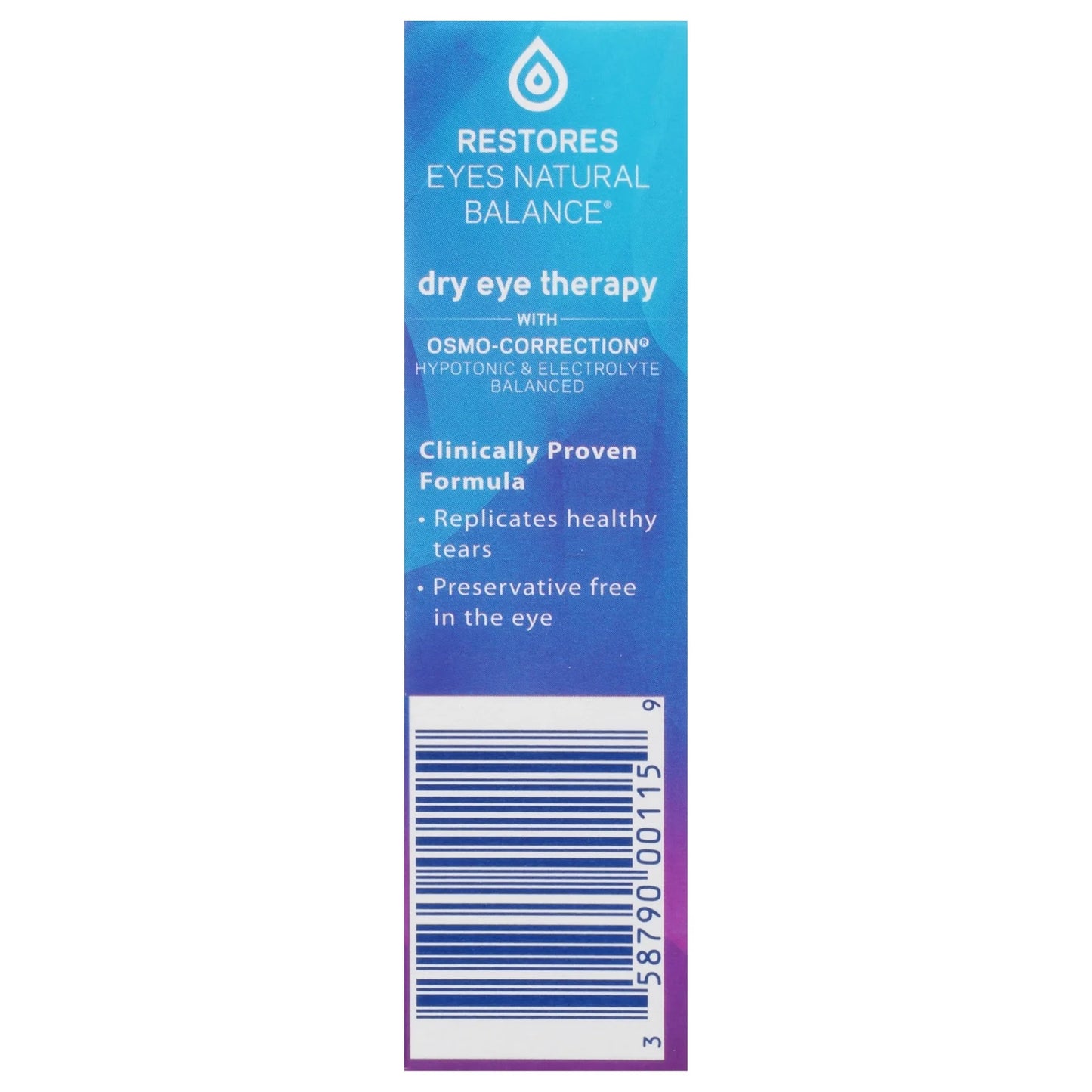 TheraTears Dry Terapia Ocular Lubricante Eye Drops, Uso Diario, Botella de 0,5 fl oz