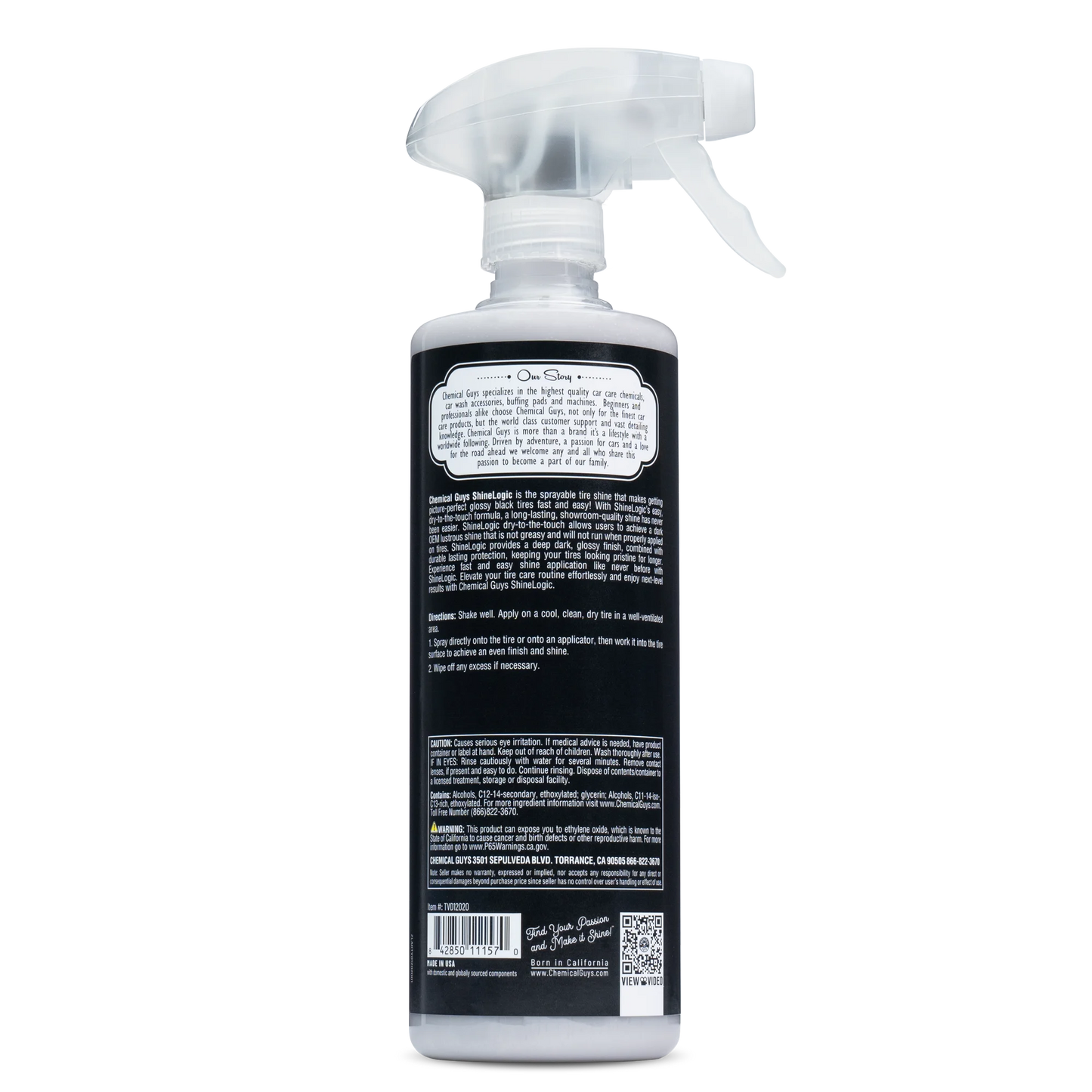 Chemical Guys Brillo de Neumáticos TVD12020 (20 Oz.)