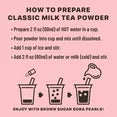 Yulu Té con Leche Clásico Boba Instantáneo, Kit de Té de Burbujas, 3 Bebidas
