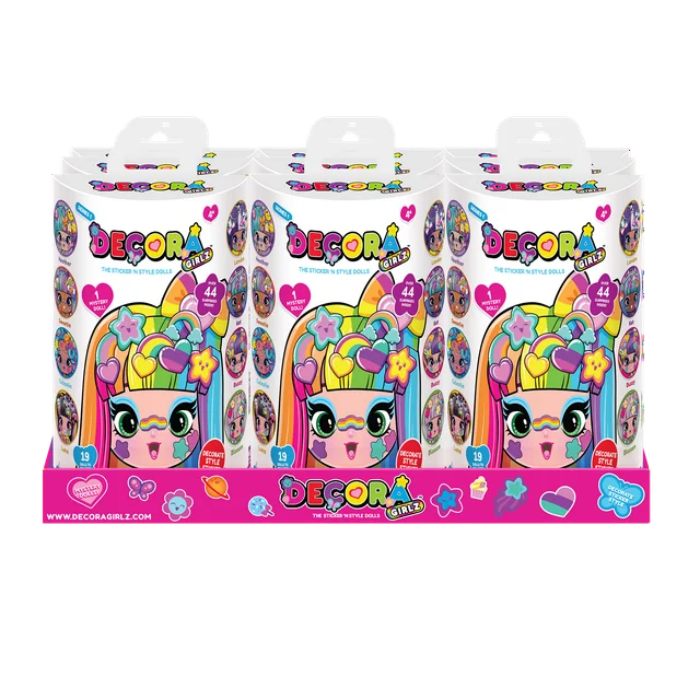 Decora Fashion Girlz Muñecas Coleccionables de 5" de Alto: Descomprime y Decora Tu Paquete Misterioso, Niños a Partir de 4 Años