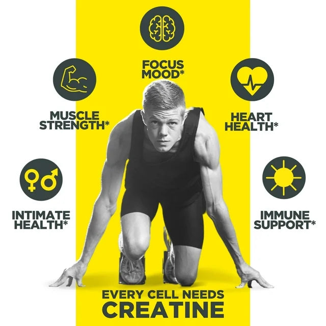 CON-CRET Creatina HCl Patentada Lima Limón en Polvo, Suplemento de Entrenamiento, 48 Porciones