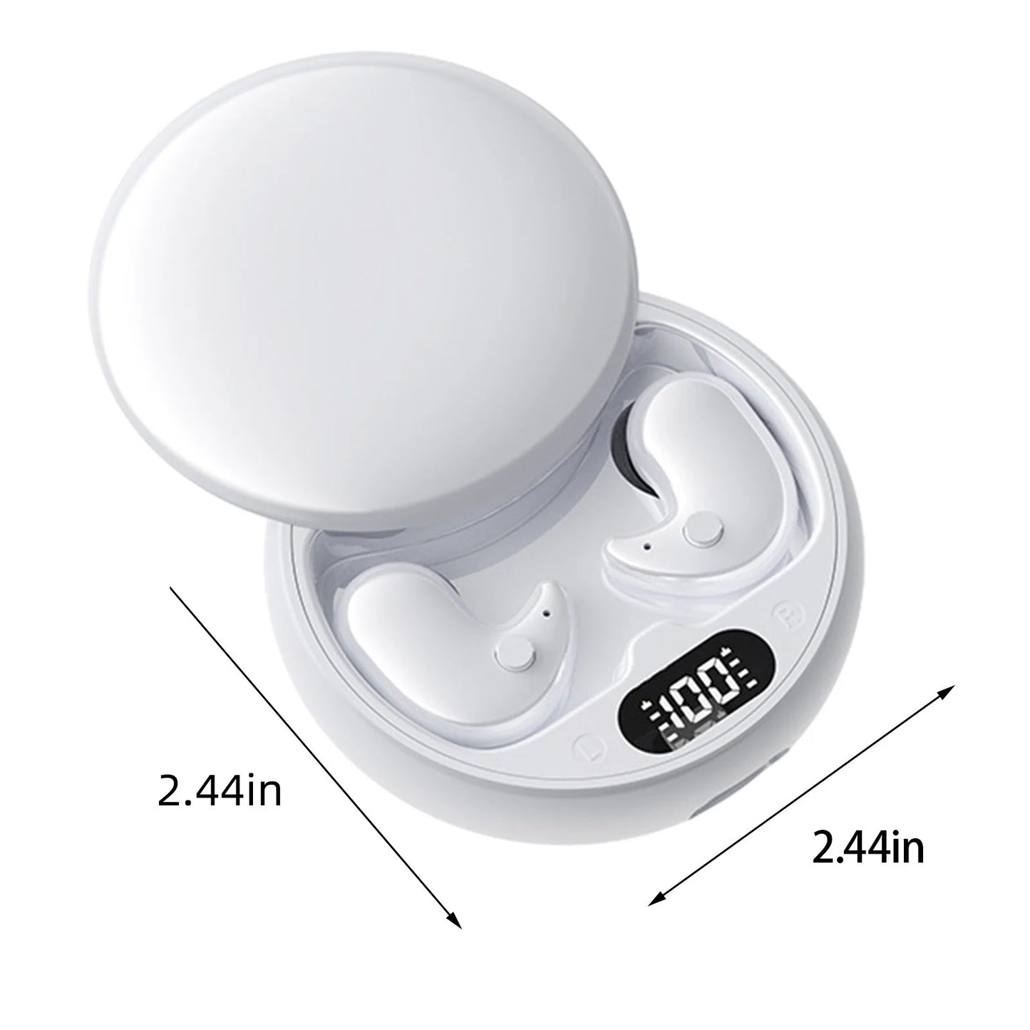VibHome Auriculares Inalámbricos Bluetooth color blanco