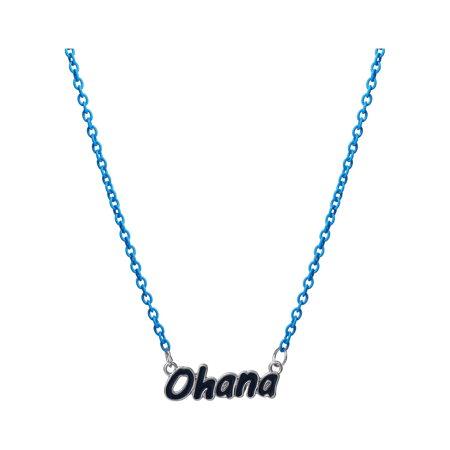 Disney- Niñas/pre-adolescentes Lilo & Stitch "Ohana" Collar Doble