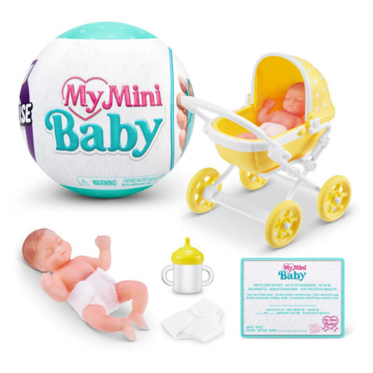5 Surprise Novedad y Juguete de Desempaquetado para Niños de Gag My Mini Baby de ZURU a Partir de 3 Años