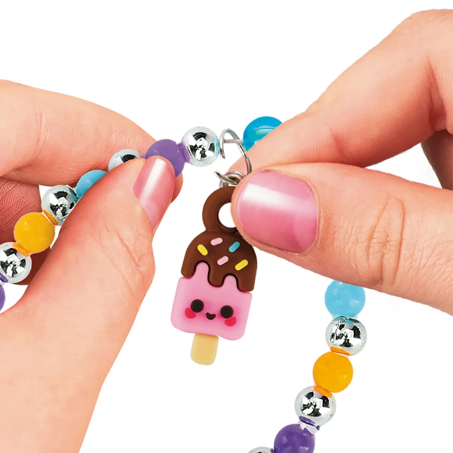 Cra-Z-Art Shimmer 'n Sparkle Fabricación de Pulseras Sorpresa, Pulseras de Cuentas de Amistad, Estilos y Colores Pueden Variar