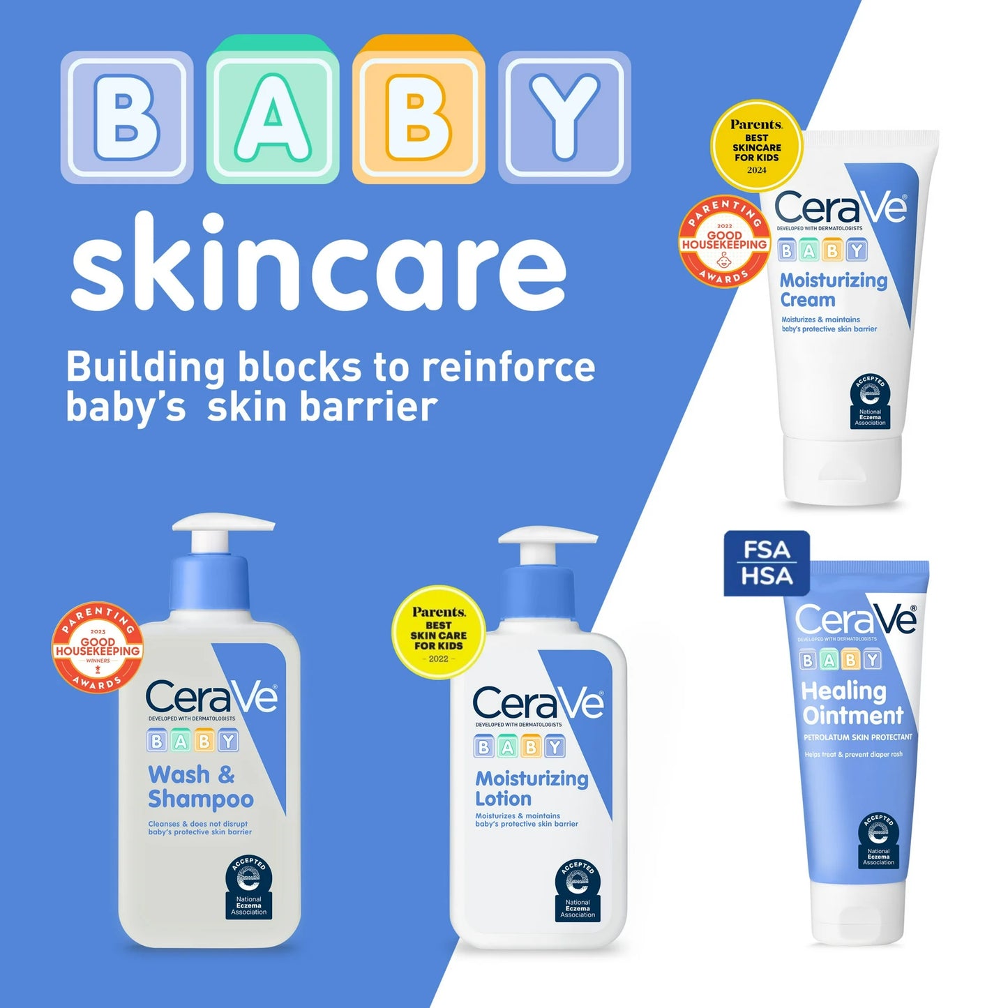CeraVe Baby Crema Hidratante Suave Hidratante para Baby y Niños Pequeños, 5 oz