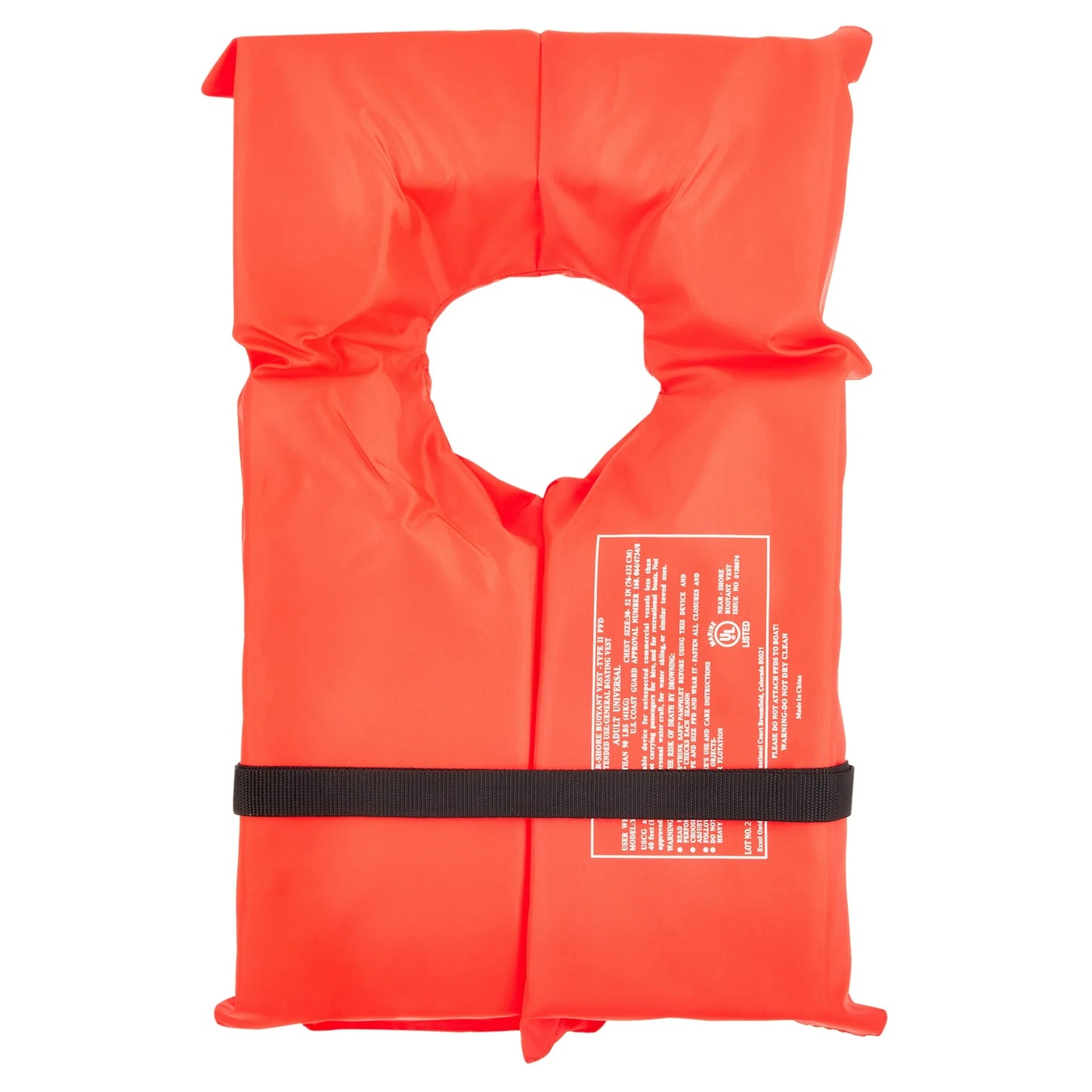 X2O U.s. Chaleco Salvavidas para Adultos Tipo II Aprobado por la Guardia Costera, Naranja, Unisex