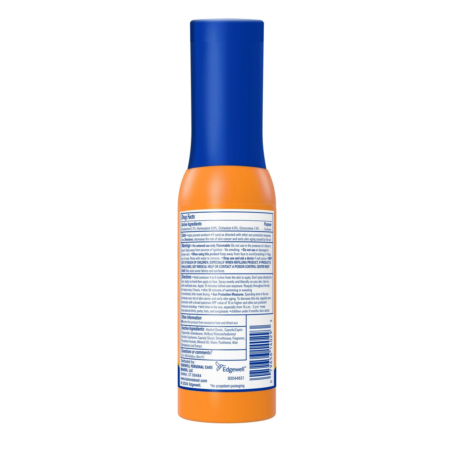 Banana Boat Sport 360 Cobertura SPF 50 Niebla de Protección Solar, Spray de Protección Solar Recargable para Adultos, 5.5 fl oz