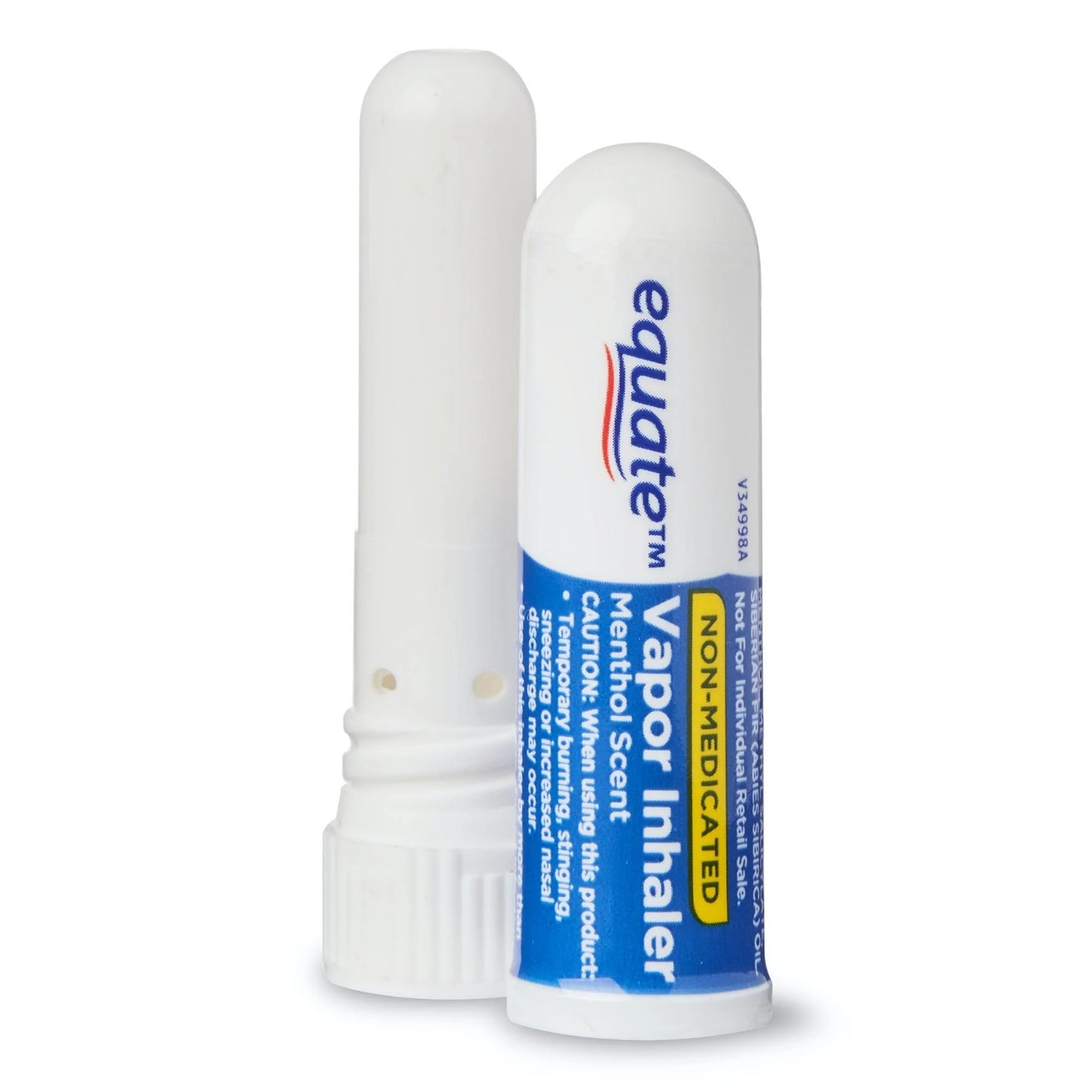 Equate Barra de Inhalador de Vapor No Medicado Aroma a Mentol - 1 Paquete
