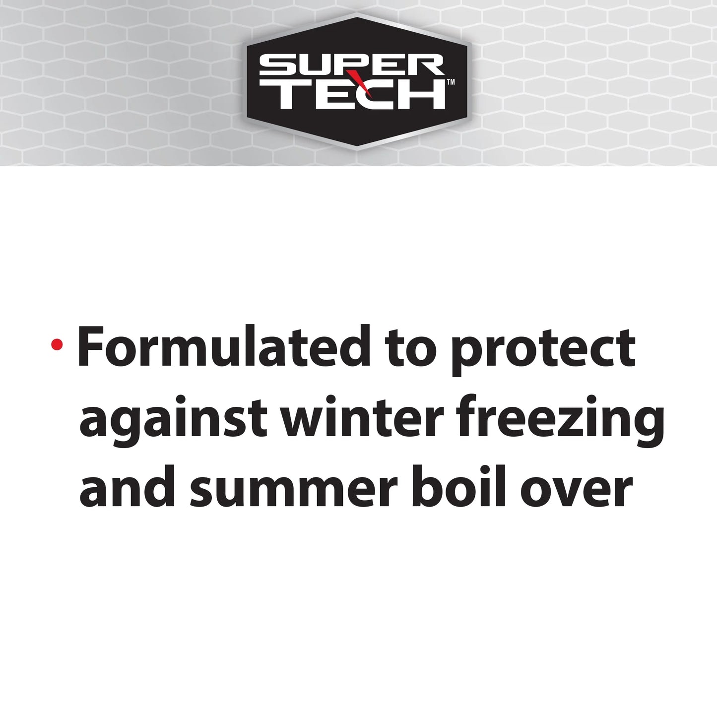Super Tech Concentrado de Larga Duración Antifreeze y Coolant 5 Años 150,000 Millas para Todos los Vehículos 1 Galón (3.78 Litros)