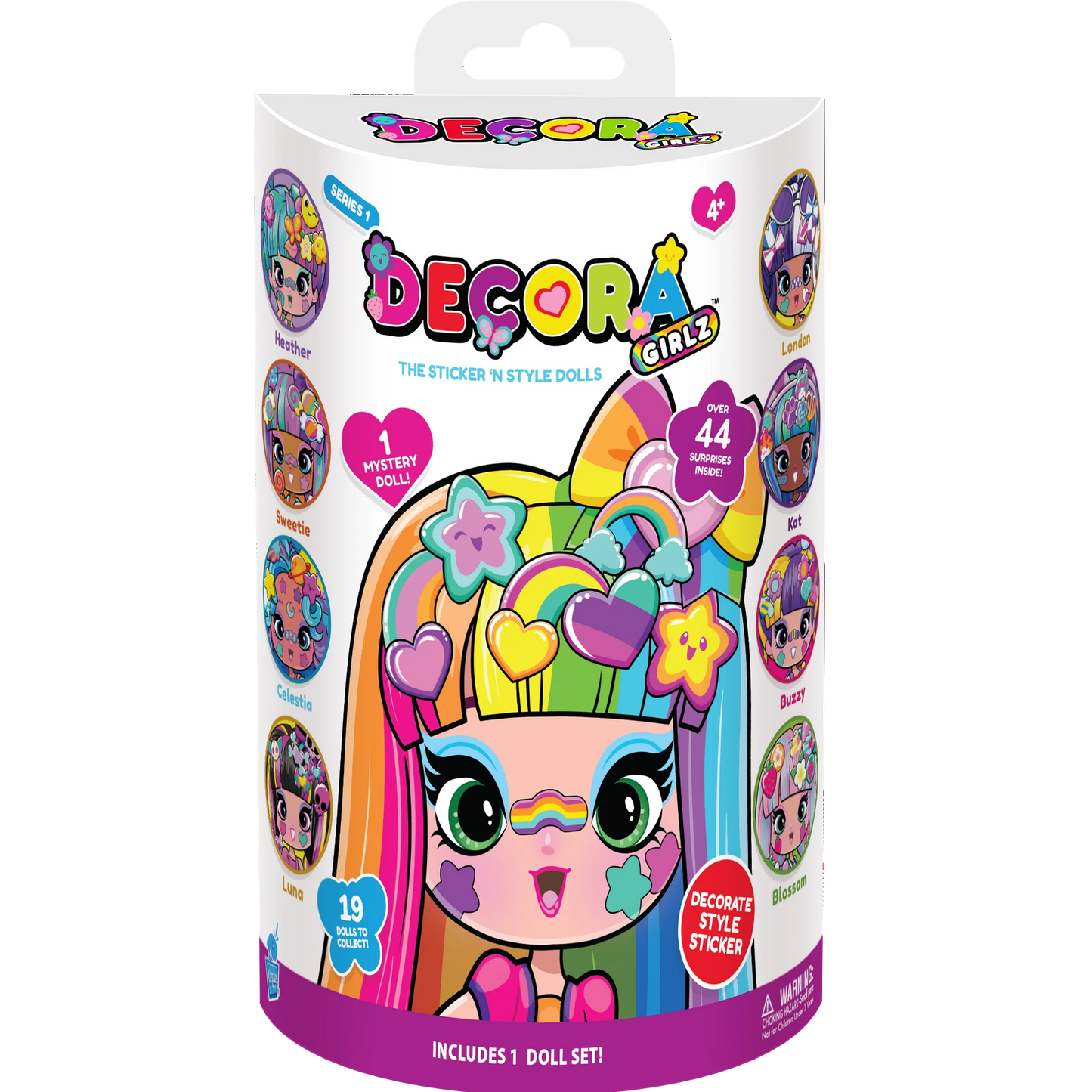 Decora Fashion Girlz Muñecas Coleccionables de 5" de Alto: Descomprime y Decora Tu Paquete Misterioso, Niños a Partir de 4 Años