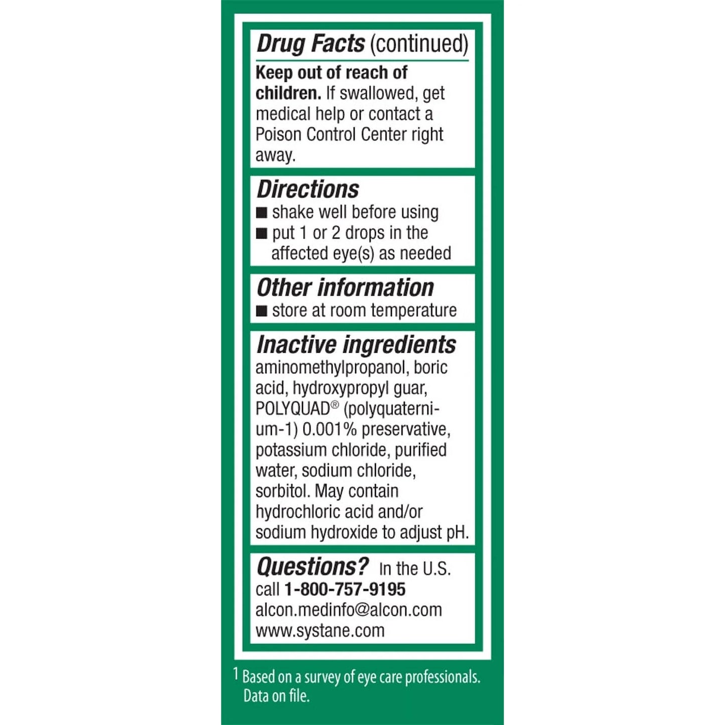 SYSTANE ULTRA Lubricante Coops para Uso Diario para Síntomas de Ojo Seco, 4mL