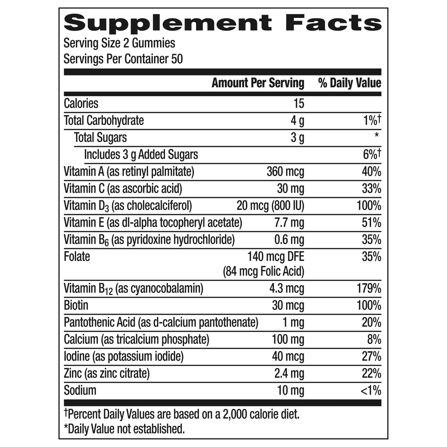 Centrum Multigummies Gomitas Multivitamínicas para Mujer con Vitamina a, B, C, D y E, Frutas Tropicales, 100 Unidades