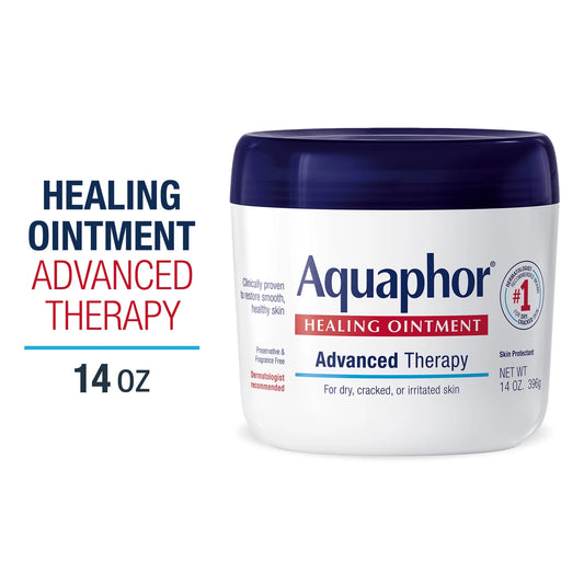Aquaphor Healing Advanced Therapy para piel seca, agrietada o irritada, 14 oz