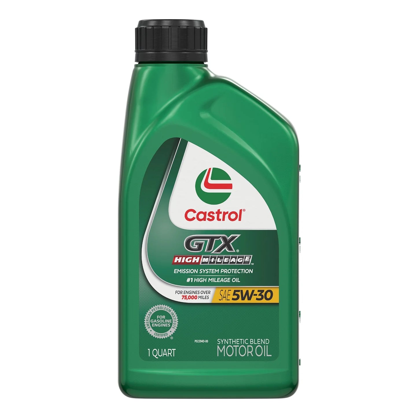 Castrol GTX High Mileage Aceite de Motor de Mezcla Sintética 5W-30, 1 Cuarto