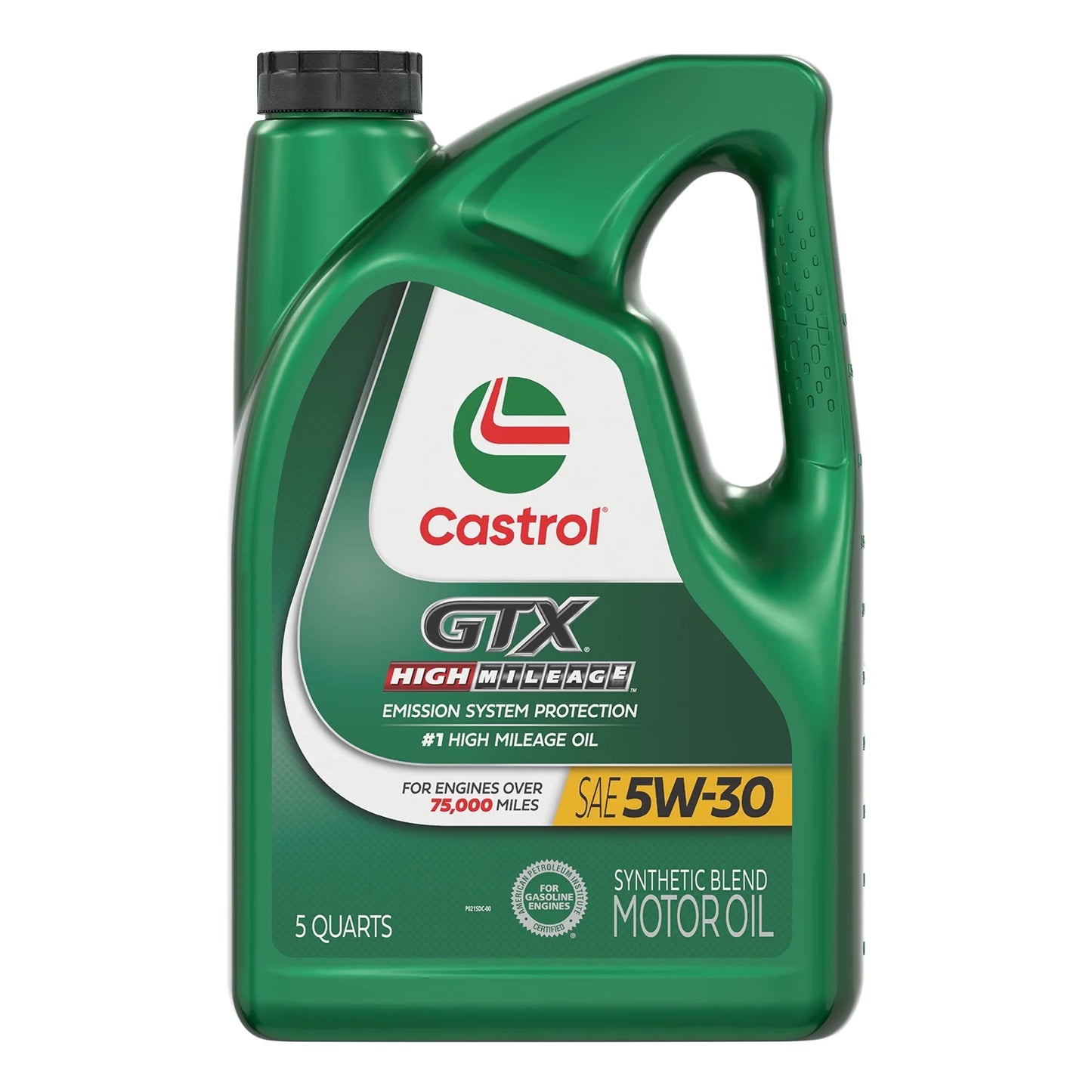 Castrol GTX High Mileage Aceite de Motor Sintético 5W-30, 5 Cuartos