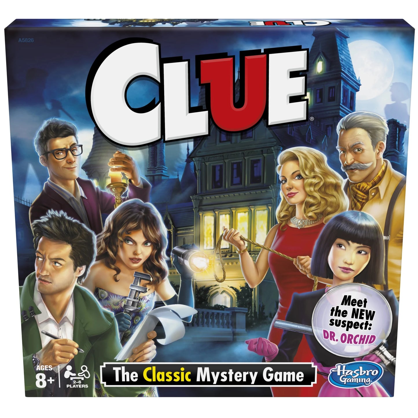 Clue Juego de Mesa Juego Misterioso para Niños de 8 Años en Adelante, Juegos Familiares para 2-6 Jugadores (Exclusivo de Walmart)