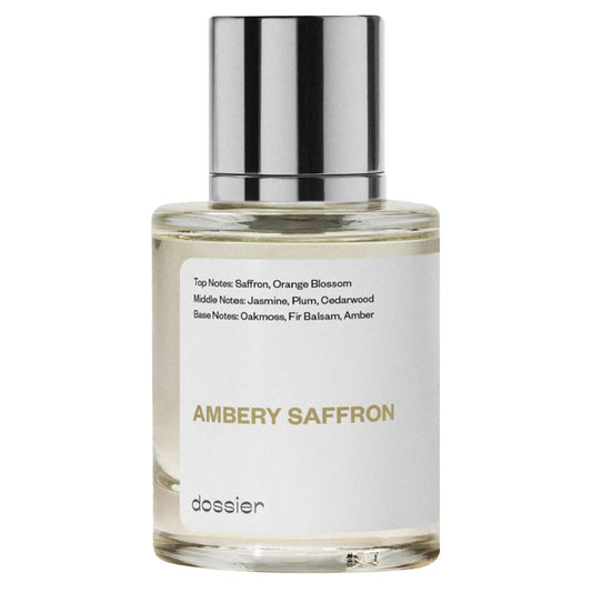 Dossier Eau de Parfum de Azafrán Ambery, Inspirado en el Rouge Baccarat de Mfk 540, Perfume Unisex, 1,7 oz