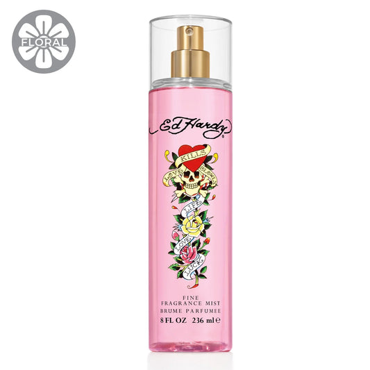 Ed Hardy Spray Body de Fragancia Fina para Mujer, 8.0 fl oz