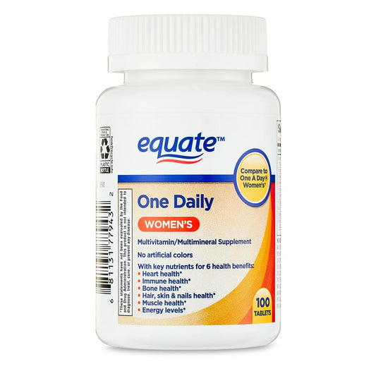 Equate - Women's One Daily Multivitamin, 100 Tablets