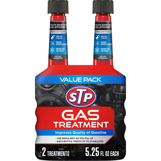 STP Tratamiento de Gas para Cualquier Motor de Gasolina - 5.25 FL OZ (2 Unidades)
