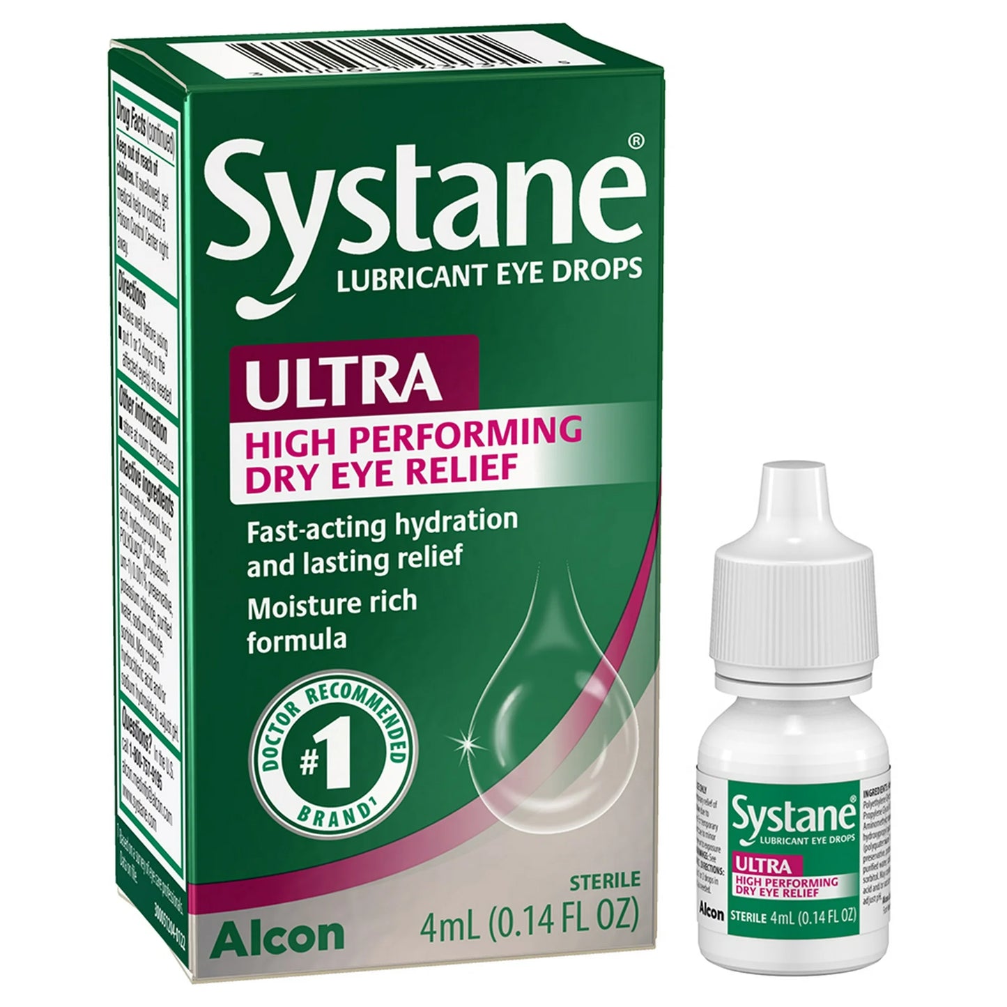 SYSTANE ULTRA Lubricante Coops para Uso Diario para Síntomas de Ojo Seco, 4mL