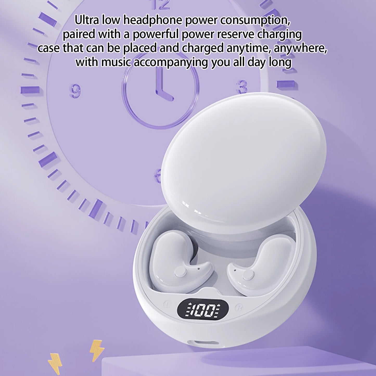 VibHome Auriculares Inalámbricos Bluetooth color blanco