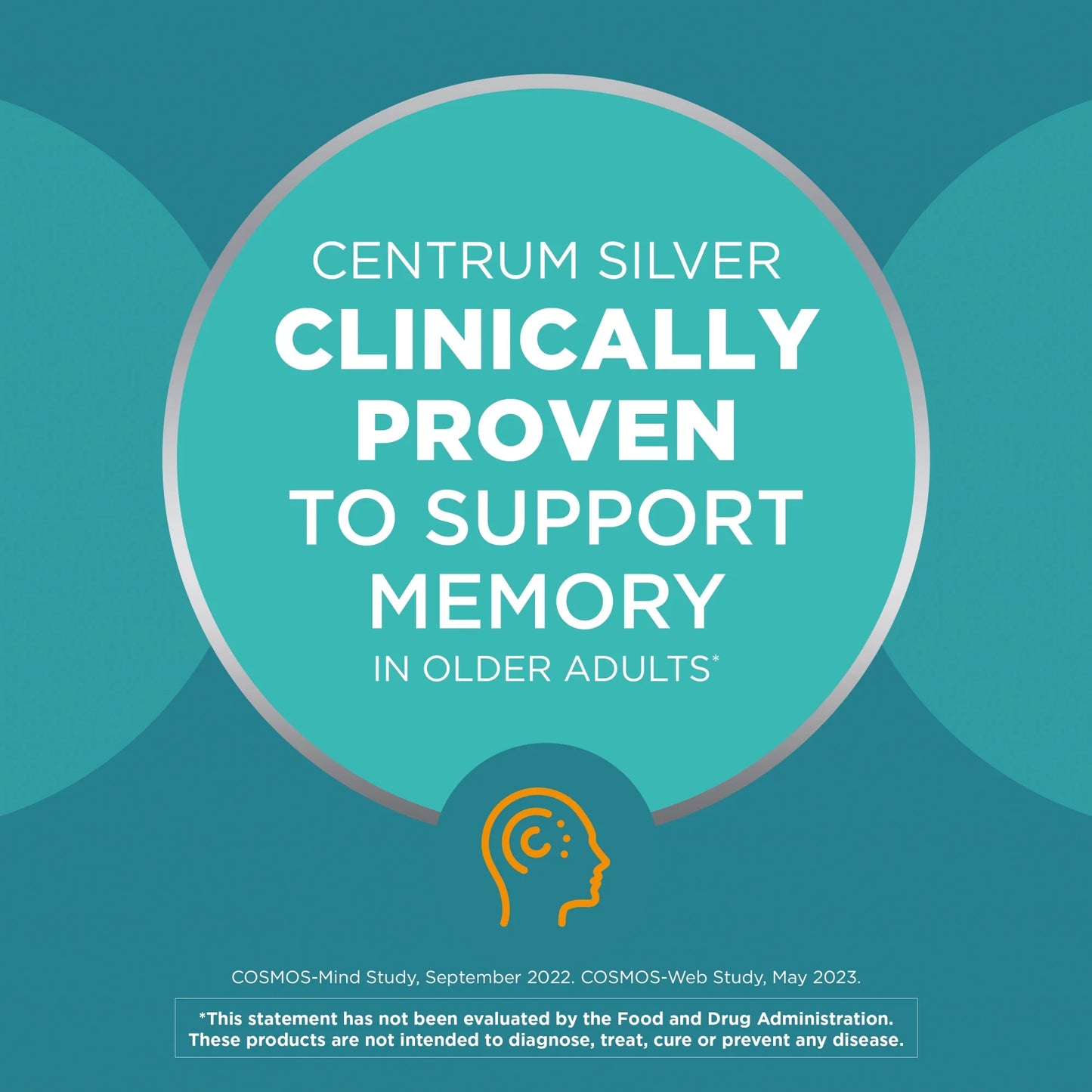 Centrum Silver Mens 50 Plus Multivitamínico con Vitamina B y D3, 65 Unidades