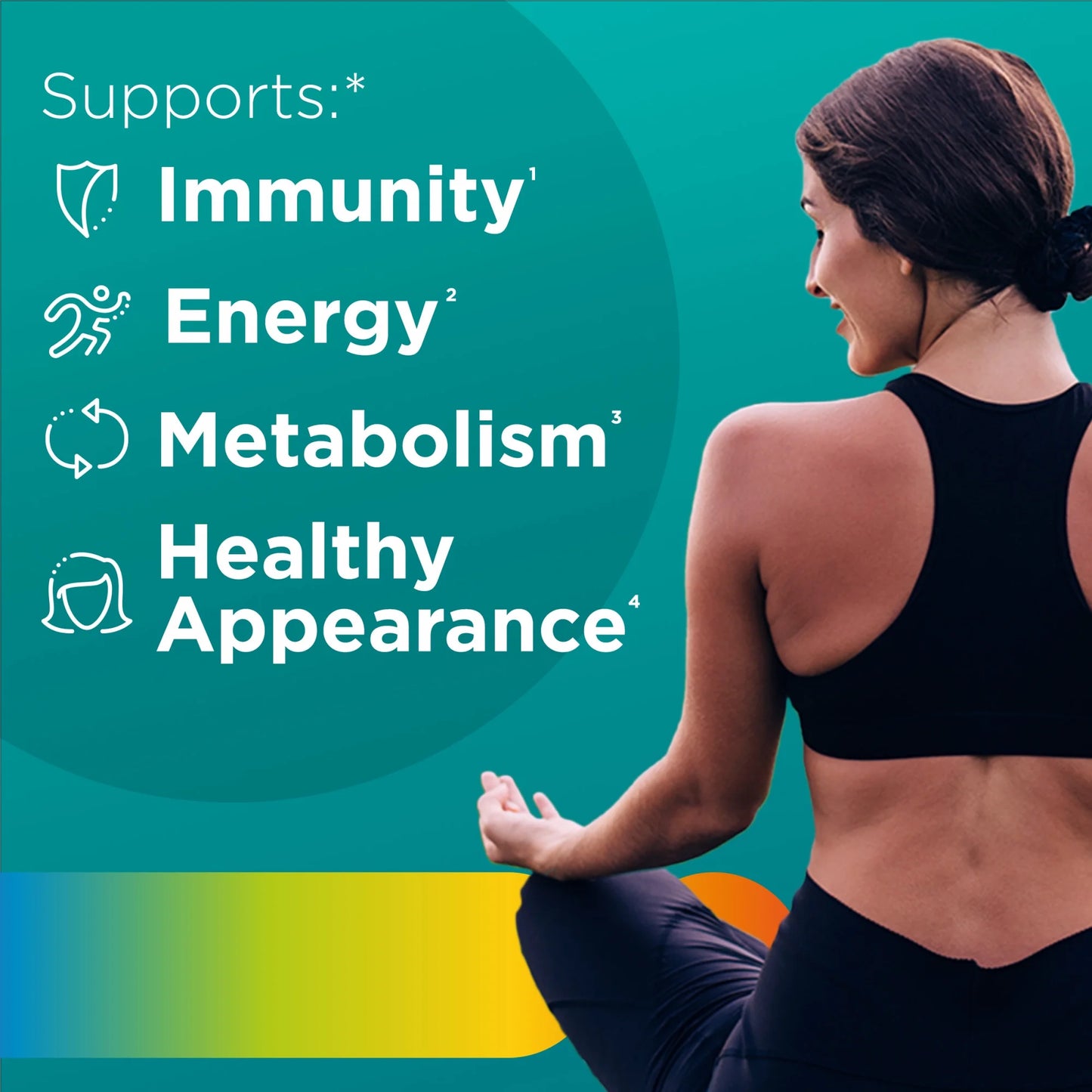 Centrum Multigummies Gomitas Multivitamínicas para Mujer con Vitamina a, B, C, D y E, Frutas Tropicales, 100 Unidades