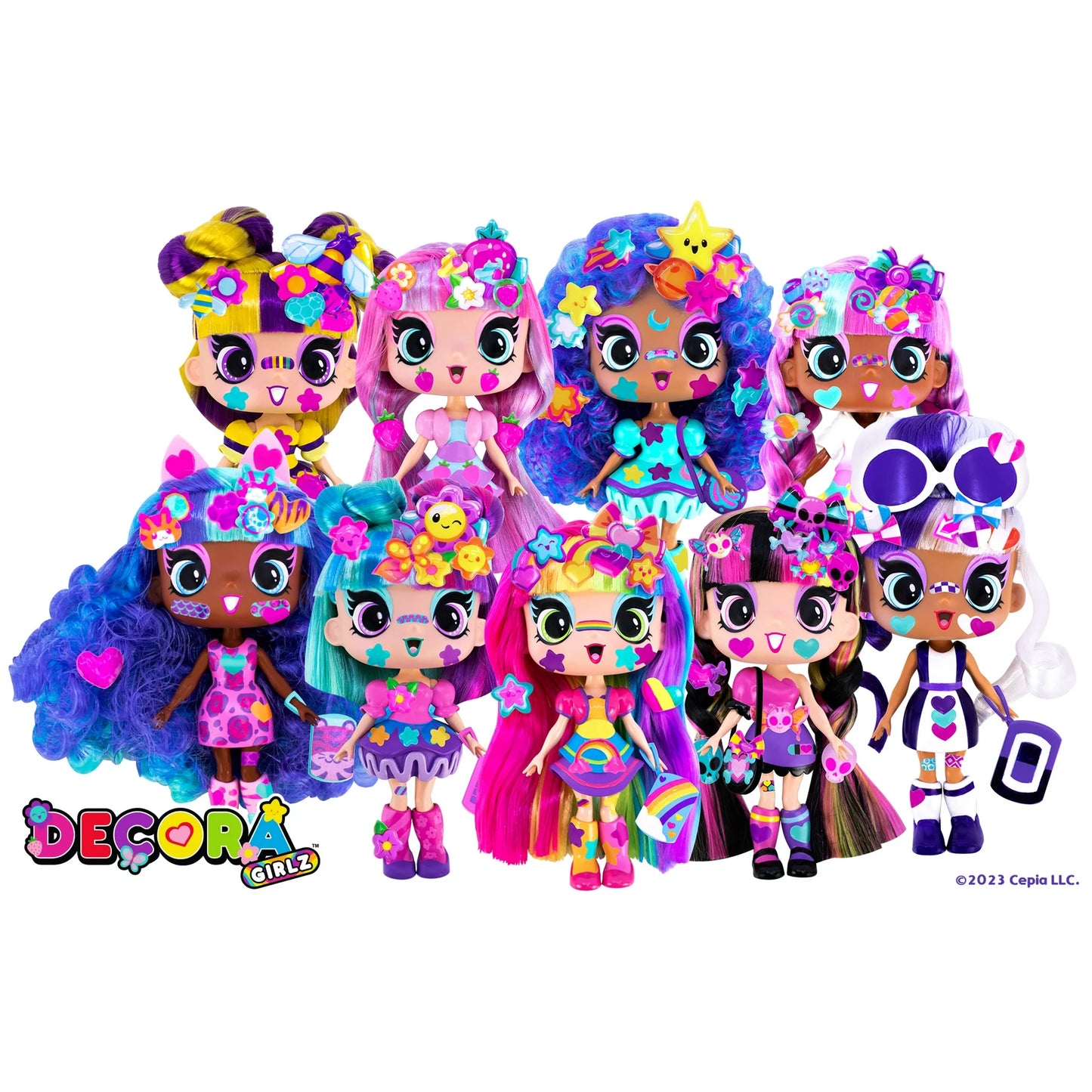 Decora Fashion Girlz Muñecas Coleccionables de 5" de Alto: Descomprime y Decora Tu Paquete Misterioso, Niños a Partir de 4 Años