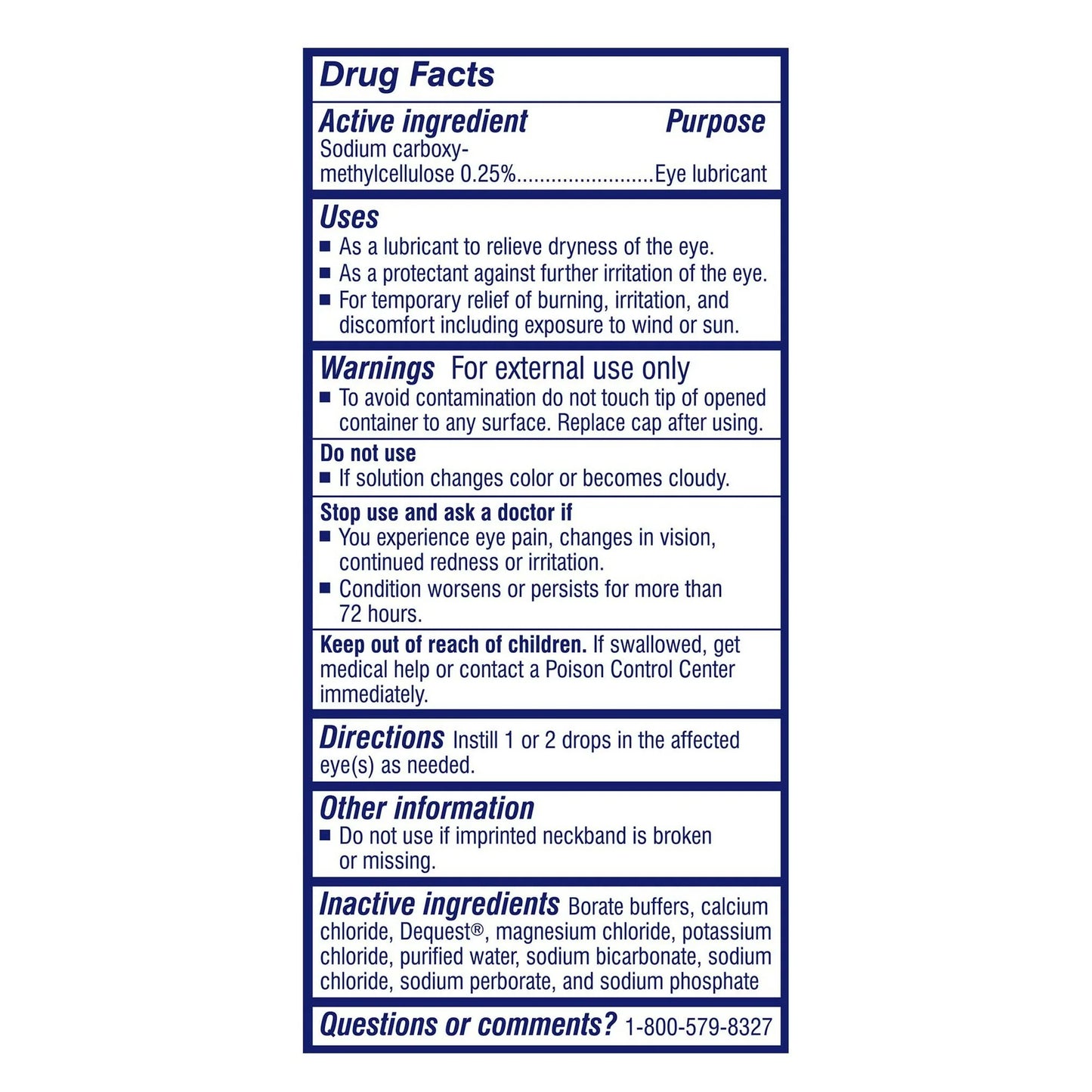 TheraTears Dry Terapia Ocular Lubricante Eye Drops, Uso Diario, Botella de 0,5 fl oz