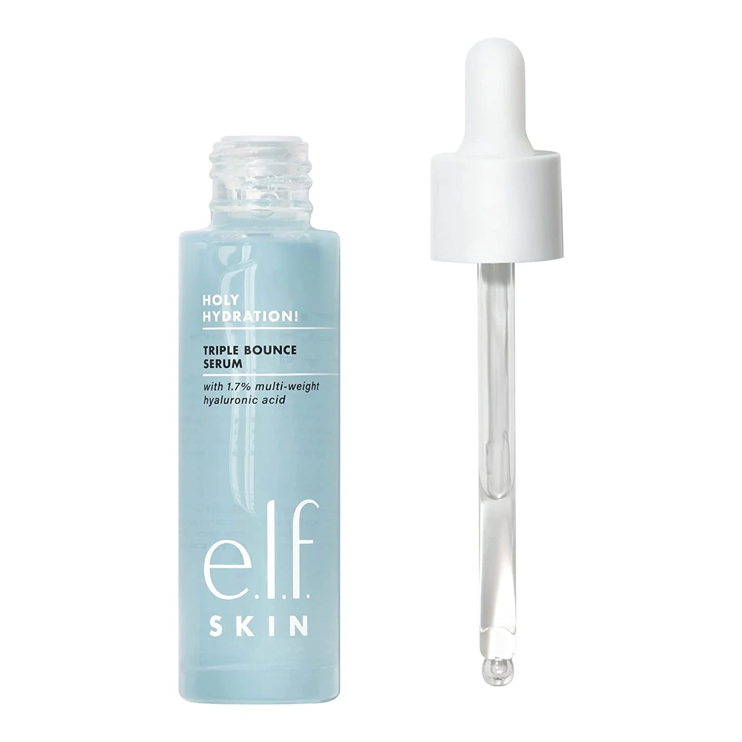 e.l.f. ¡Hidratación Sagrada de la Piel! Suero Triple Rebote, 1.0 fl oz