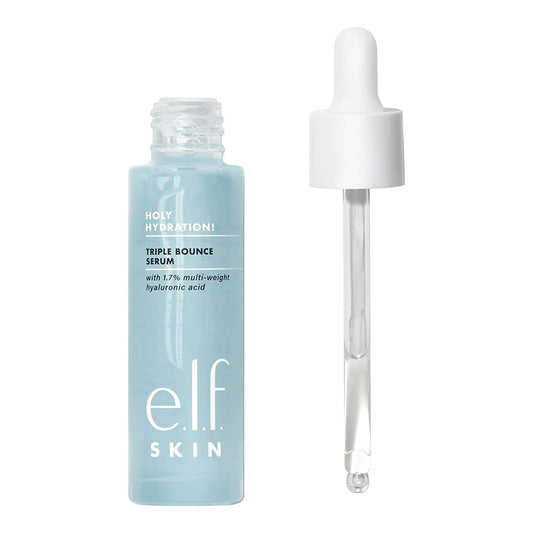 e.l.f. ¡Hidratación Sagrada de la Piel! Suero Triple Rebote, 1.0 fl oz