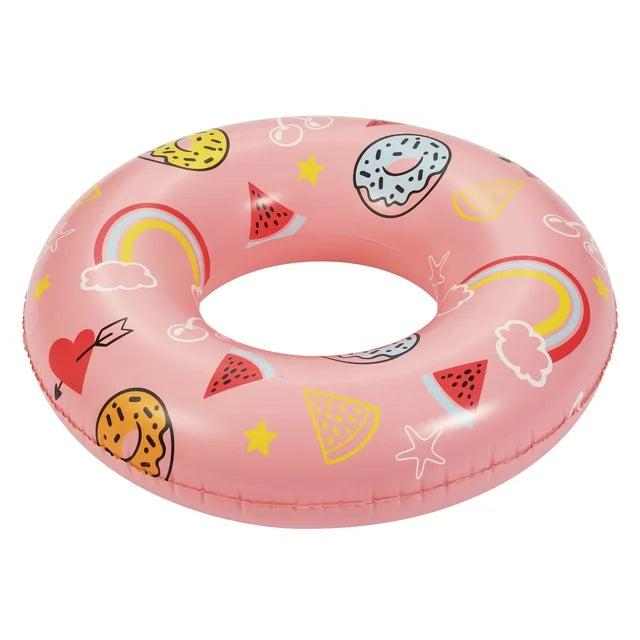 Bluescape Flotador Inflable para Piscina con Tubo de Natación Pink Sweets, para Niños, de 9 Años en Adelante, Unisex