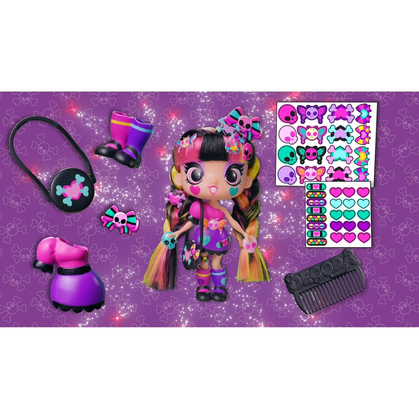 Decora Fashion Girlz Muñecas Coleccionables de 5" de Alto: Descomprime y Decora Tu Paquete Misterioso, Niños a Partir de 4 Años