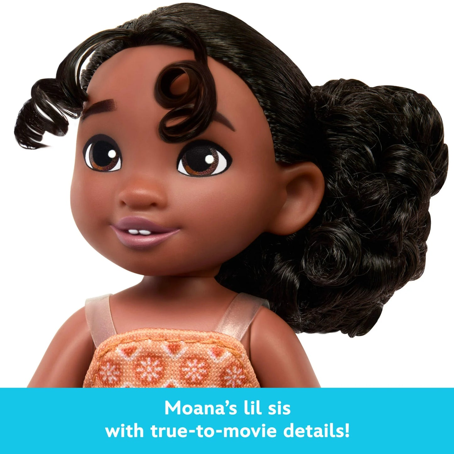 Disney Moana Muñeca 2 Simea con Accesorio para Tobillera y Conjunto Extraíble, Inspirada en la Película