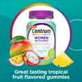 Centrum Multigummies Gomitas Multivitamínicas para Mujer con Vitamina a, B, C, D y E, Frutas Tropicales, 100 Unidades