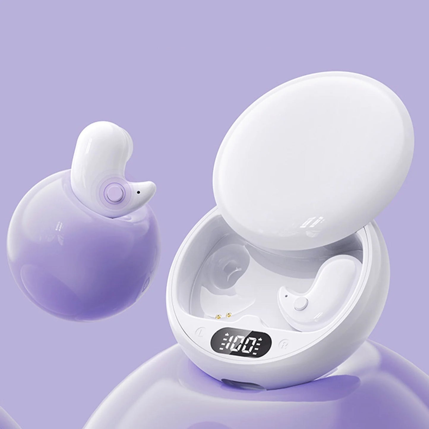 VibHome Auriculares Inalámbricos Bluetooth color blanco